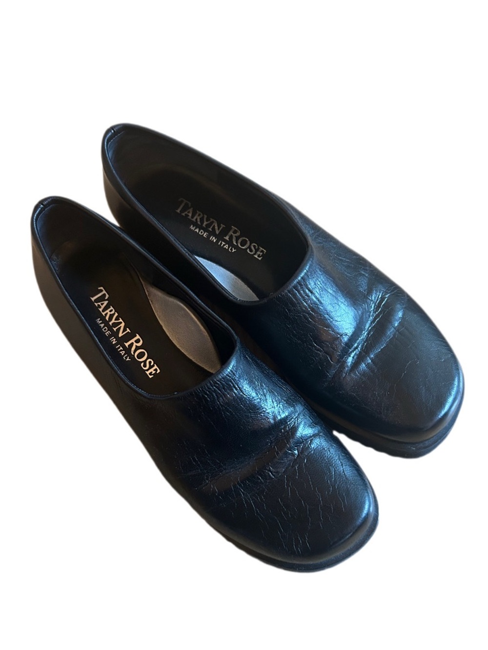 Taryn Rose Black Leather Shoes
